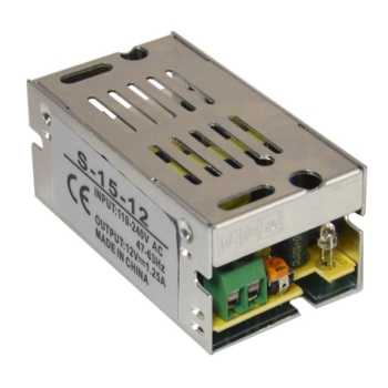Zasilacz napięciowy CCTV 12V  15W 1,25A