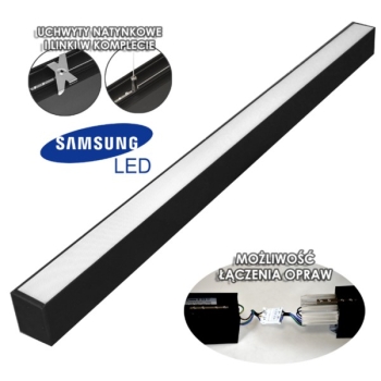 Oprawa led Cabail 40W 4000K  1,2m czarna Samsung ł