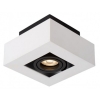 Oprawa sufitowa Pita White+Black ruchoma kwadrat a