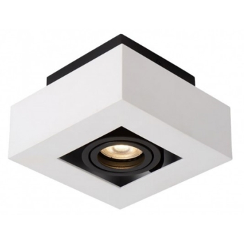 Oprawa sufitowa Pita White+Black ruchoma kwadrat a