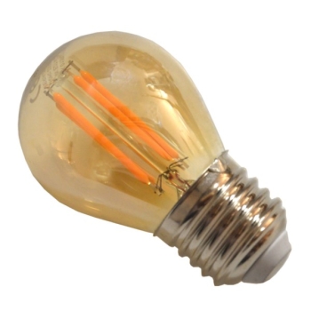 Żarówka LED Filament G45  E27  5W  2200K  gold