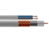 Przewód RG59+2*0,75mm CCTV 100%  300m MAXCABLE