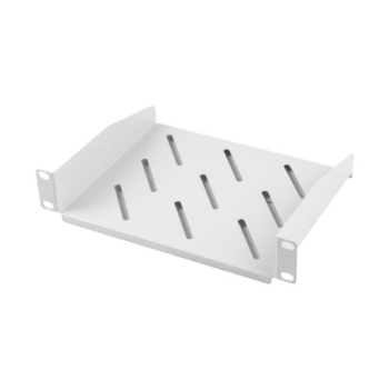 Półka stała 10" 1U głębokość 180mm szara V RAL7035