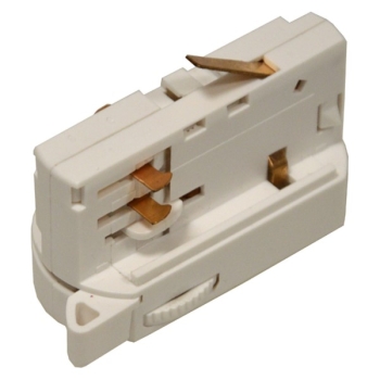 Uchwyt tracklighta 3 fazowy biały