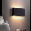 Oprawa elewacyjna LED Flow 2x6w  3000K czarna
