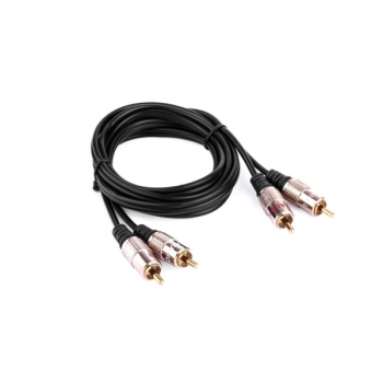 Kabel 2*RCA Metal 1,5m