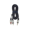 Kabel Jack3,5st-2RCA Digital  2,5m złote Blister