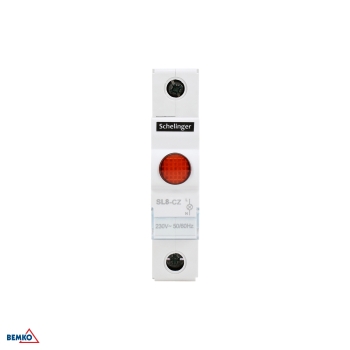 LAMPKA SYGNALIZACYJNA LED SL8 CZERWONA SCHELINGER
