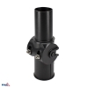 UCHWYT REGULOWANY DO OPRAW Z UCHWYTEM FI60mm NA SŁUPACH Z FI60mm CZARNY