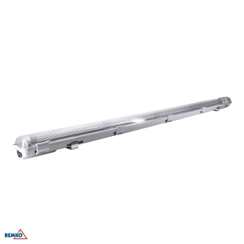 OPRAWA HERMETYCZNA "EMPTY" 120CM 1xT8LED PC, KLOSZ PRYZMATYCZNY