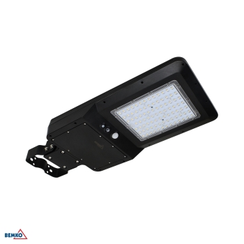 SOLARNA OPRAWA ULICZNA LED SOLGER 40W 6000LM 4000K IP65 CZARNA CZ. PIR
