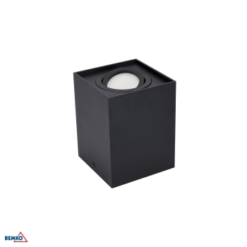 DOWNLIGHT ORTAL REGULOWANA 96x96 GU10 MAX. 1x50W CZARNA