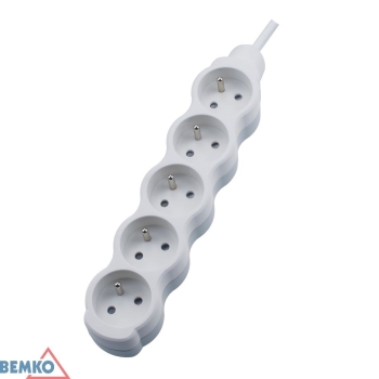 PRZEDŁUŻACZ NA 5X 2P+Z 1.0MM X 1.5M