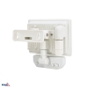 NAŚWIETLACZ LED LFX 20W 4000K 1800LM IP65 BIAŁY CZ. PIR