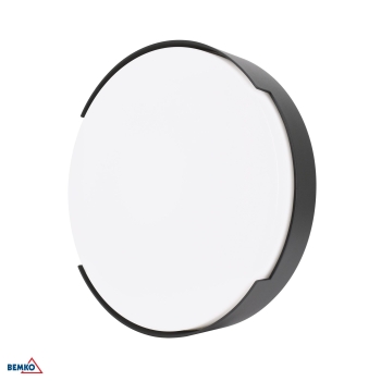 OPRAWA ELEWACYJNA VALANT 16W 3000K 1120LM IP65 250X62MM OKRĄGŁA GRAFIT