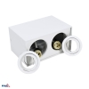 DOWNLIGHT ORTAL REGULOWANA 182X96 2XGU10 MAX. 2x50W BIAŁA