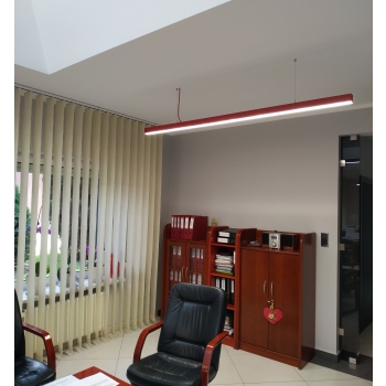 OPRAWA LINIOWA QUALIS 112CM 30W 4K BIAŁA KLOSZ PC MIKRO