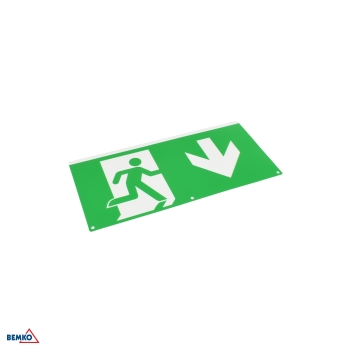 PIKTOGRAM DO OPRAWY MALER WERTYKALNY STRZAŁKA W DÓŁ PO PRAWEJ STRONIE 324 X 158 MM