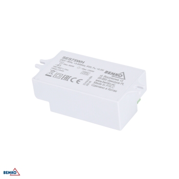 CZUJNIK MIKROFALOWY 1200W 360* IP20 PROSTOKĄTNY BIAŁY Z SONDĄ
