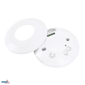 CZUJNIK MIKROFALOWY   800W 360* IP20 OKRĄGŁY BIAŁY