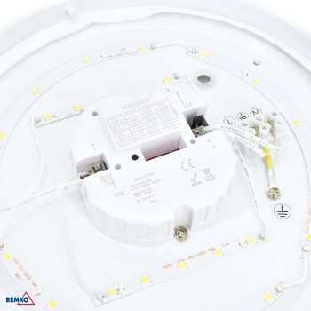 PLAFONIERA LED PLATO 12W 4000K 1130LM IP44 CZ. MIKR. Z FUNKCJĄ PÓŁCIENIA