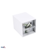 DOWNLIGHT ORTAL REGULOWANA 96x96 GU10 MAX. 1x50W BIAŁA