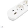 PRZEDŁUŻACZ NB 5X 2P+Z+WYŁ. 1.5MM X 2.0M + 2x USB(C+A)