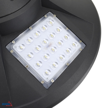 SOLARNA OPRAWA PARKOWA LED LIGHTER 25W 3000K 2000LM IP65 DARK GREY