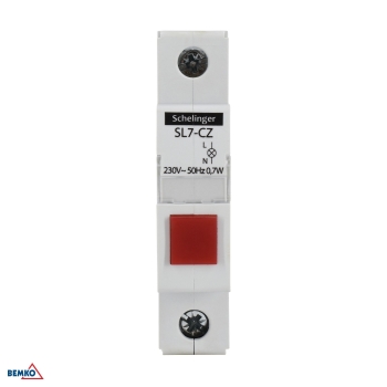 LAMPKA SYGNALIZACYJNA LED SL7 CZERWONA SCHELINGER