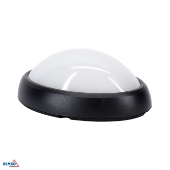 PLAFONIERA LED KANLO 8W 4000K 720LM IP54 CZARNA