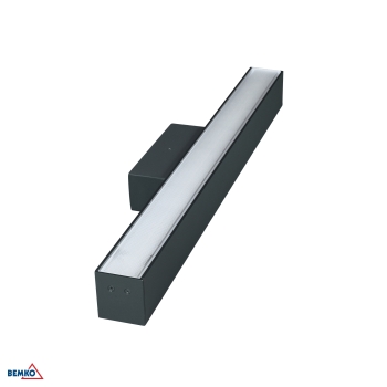 KINKIET QUALIS 56CM 15W 4K BIAŁY KLOSZ PC MIKRO