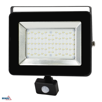 NAŚWIETLACZ LED SMD LOFOT   50W 4000K 4200LM IP65 CZARNY CZ. PIR