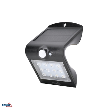 NAŚWIETLACZ SOLARNY LED TRINGO 1,5W 220LM 4000K IP65 CZARNY CZ. PIR