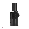 UCHWYT REGULOWANY DO OPRAW Z UCHWYTEM FI50mm NA SŁUPACH Z FI60mm CZARNY