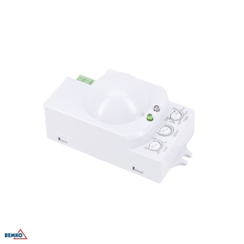 CZUJNIK MIKROFALOWY 1200W 360* IP20 PROSTOKĄTNY BIAŁY