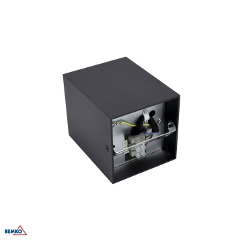 DOWNLIGHT ORTAL REGULOWANA 96x96 GU10 MAX. 1x50W CZARNA