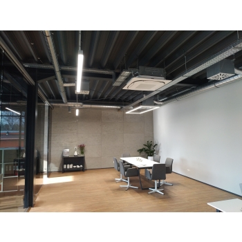 OPRAWA QUALIS SQUARE 34X34 30W 4K SREBRNA KLOSZ PC MIKRO