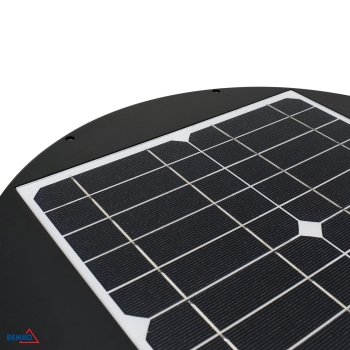 SOLARNA OPRAWA PARKOWA LED SOLUM 20W 2200LM 4000K IP65 CZARNA
