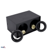 DOWNLIGHT ORTAL REGULOWANA 182X96 2XGU10 MAX. 2x50W CZARNA