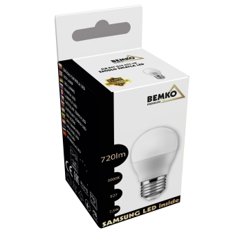 ŹRÓDŁO LED SAMSUNG INSIDE 230V E27 G45 7,5W 720LM 3000K 200ST
