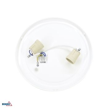 PLAFONIERA TOFIR PHR 2X20W E27 IP44 FI-35 PC+AL