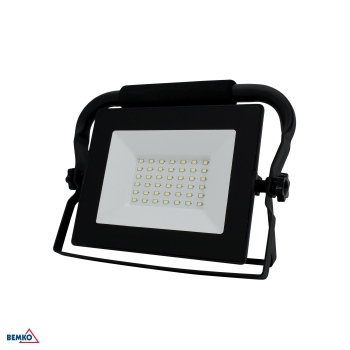 NAŚWIETLACZ LED SMD KASTEL 30W 6000K 2900LM IP65 CZARNY 1,5M PRZENOŚNY