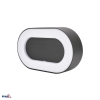 OPRAWA ELEWACYJNA VALIT 10W 3000K 800LM IP65 203X45X123MM OWALNA GRAFIT
