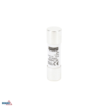 WKŁADKA TOPIKOWA CYLINDRYCZNA 10x38MM 1000V DC 6A