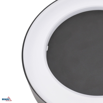 OPRAWA ELEWACYJNA VALIT 10W 3000K 800LM IP65 200X45MM OKRĄGŁA GRAFIT