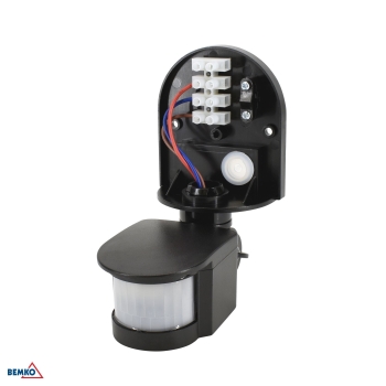 CZUJNIK RUCHU 1200W 180* CZARNY