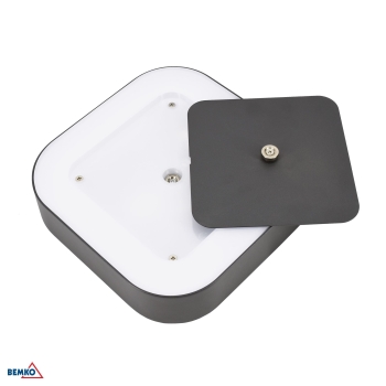 OPRAWA ELEWACYJNA VALIT 10W 3000K 800LM IP65 200X200X46 KWADRATOWA GRAFIT