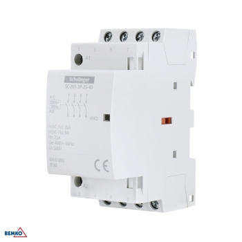 STYCZNIK MODUŁOWY SC201 2P 25A TYP 40 (4NO + 0NC) SCHELINGER
