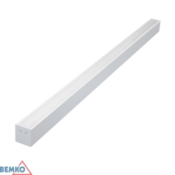 OPRAWA LINIOWA QUALIS 112CM 30W 4K BIAŁA KLOSZ PC MIKRO