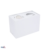DOWNLIGHT ORTAL REGULOWANA 182X96 2XGU10 MAX. 2x50W BIAŁA